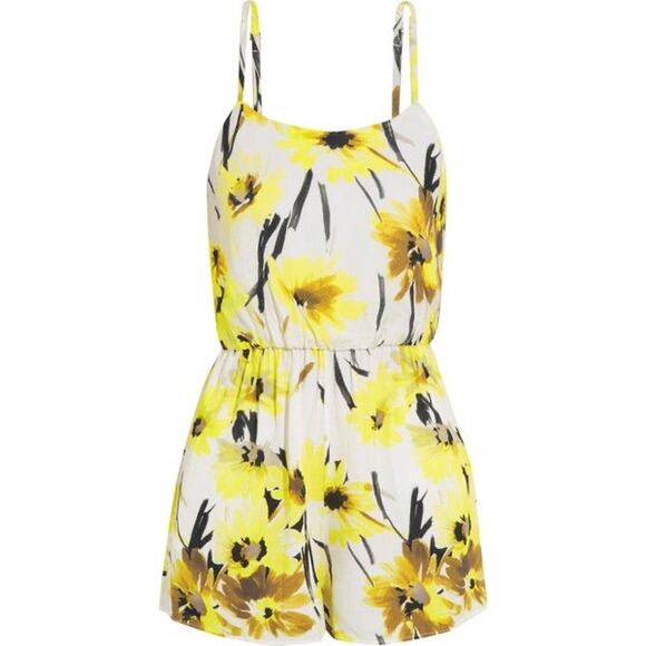 Alice + Olivia Cassia Flutter Romper - Daisy Field - 0 - Picture 1 of 14